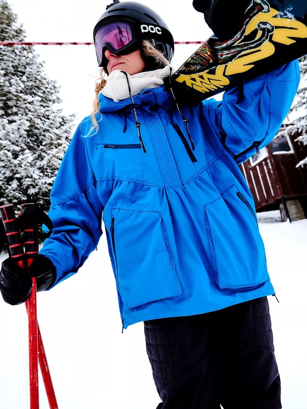 FP Movement by Free People Bright Blue Ski Snow Jacket